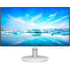 Monitor LCD IPS PHILIPS 271V8AW/00, 27", Full HD, 100Hz, boxe, alb