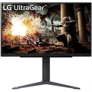 Monitor Gaming LED IPS LG UltraGear 27GS75Q-B, 27", QHD, 200Hz(Overclock), AMD FreeSync, HDR 10, G-SYNC, negru