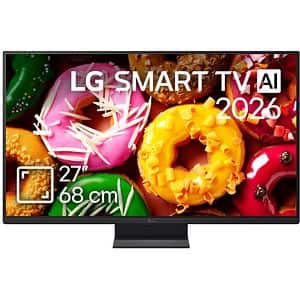 Monitor LED LG SMART TV AI LB70 HD 27LB70003LA.AEU, 27", Full HD, 120Hz, HDR10, boxe, negru