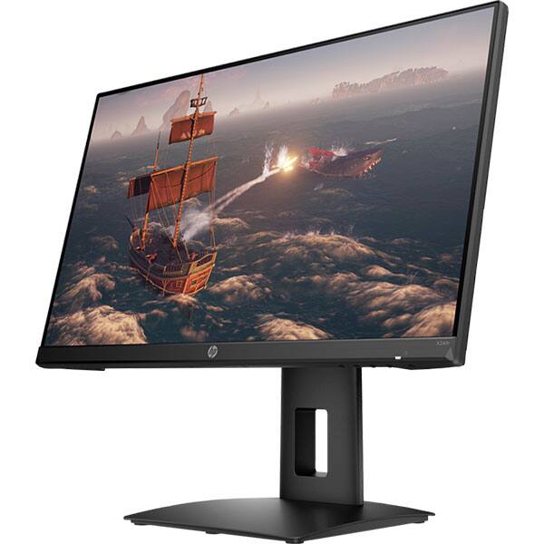 Monitor Gaming LED IPS HP X24ih, 23.8", Full HD, 144Hz, AMD Freesync™ Premium, negru