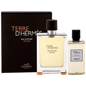 Set cadou HERMES Terre d'HERMES: Apa de parfum, 100ml + Gel de dus, 80ml