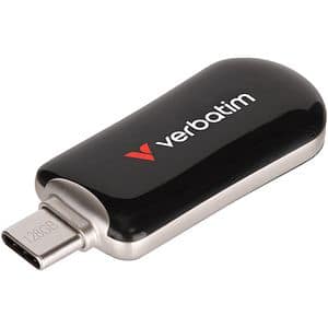 Memorie USB VERBATIM Plectra,128GB, USB 3.2 Type-C Gen 1, negru