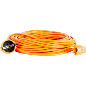 Cablu prelungitor priza BACHMANN 307.1107, 1 priza Schuko, 10m, portocaliu