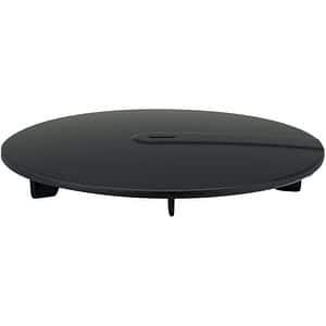 Capac pentru sifon WIRQUIN Slim+ 30724568, ABS, D 118mm, negru mat
