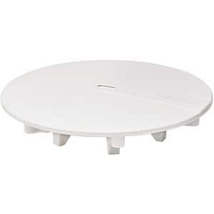 Capac pentru sifon WIRQUIN Slim+ 30724974, ABS, D 118mm, alb mat