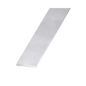 Bara plata, aluminiu eloxat, 25 x 2mm, 1m