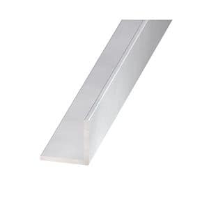 Cornier aluminiu eloxat, 20 x 20 mm, 1m