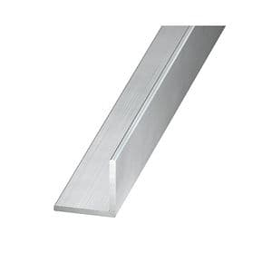 Cornier aluminiu brut, 25mm x 25mm x 1.5mm, 1m