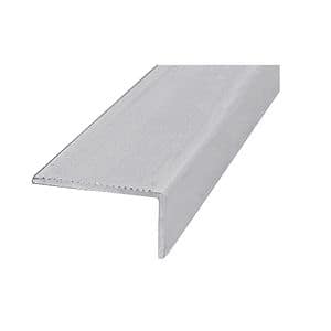 Protectie treapta aluminiu brut, 45 x 23mm 1m