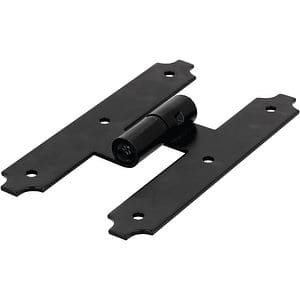 Balama semi ingropata SUKI, otel, 180 x 30 x 13 x 3mm, stanga, negru