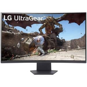Monitor gaming curbat LED VA LG UltraGear 32GS60QC-B, 31.5", QHD, 180Hz, AMD FreeSync, negru