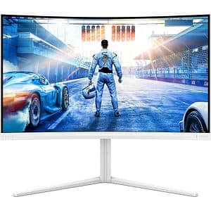 Monitor Gaming curbat Fast VA PHILIPS Evnia 32M2C5501/00, 31.5", QHD, 180Hz, HDR, Free Sync, alb