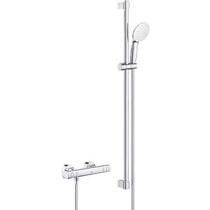 Baterie dus GROHE Grohtherm 800 34769001, aparenta, set de dus, termostat, alama, crom