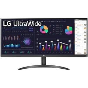 Monitor LED IPS LG 34WQ500-B, 34" UltraWide, Full HD, 100Hz, AMD Freesync, HDR10, negru