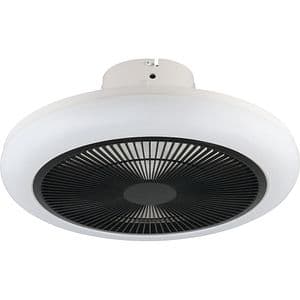 Plafoniera LED cu ventilator EGLO Kostrena, 3 x 8.5W, 3300 lm, IP20, alb-negru