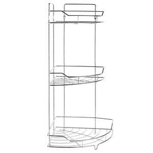 Etajera baie 5 FIVE SIMPLY SMART, 3 nivele, 24.5 x 21 x 56 cm, argintiu