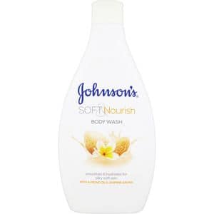 Gel de dus JOHNSON'S Soft & Nourish, Ulei de migdale si Iasomie, 400ml
