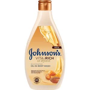 Gel de dus JOHNSON'S Vita-Rich, Migdale si Unt de shea, 400ml