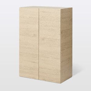 Dulap baie GoodHome Imandra, suspendat, 60 x 36 x 90 cm, stejar