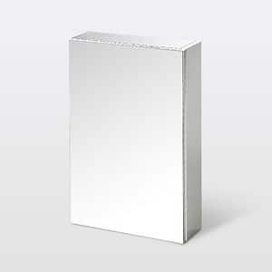 Dulap baie cu oglinda GoodHome Imandra, suspendat, 40 x 15 x 60 cm, alb