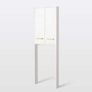 Dulap baie de perete, alb, 60 x 190 x 15 cm  Cooke & Lewis