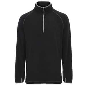 Bluza polar din poliester, marime XL, negru  Site Beech