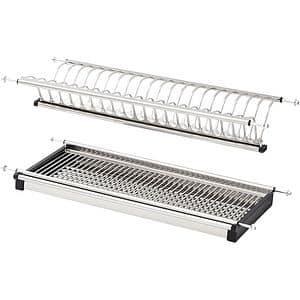 Suport vesela bucatarie Pebre, 60 cm, finisaj cromat