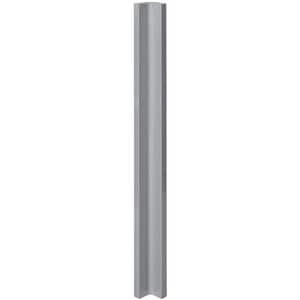 Profil colt GOODHOME Alisma, MDF, 89.5 x 5.9 cm, gri deschis lucios