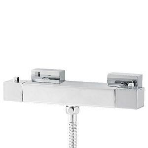 Baterie dus GOODHOME Eforie, termostat, alama, crom