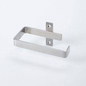 Suport hartie GOODHOME Amantea, 14 x 7 x 7 cm, otel inoxidabil, argintiu