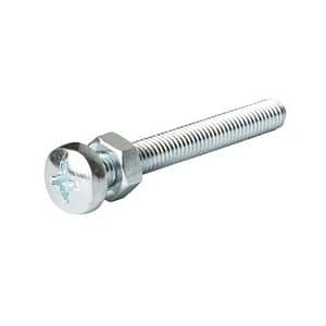 Set surub bombat si piulita DIALL, PZ2, 5 x 20 mm, otel, 20 buc