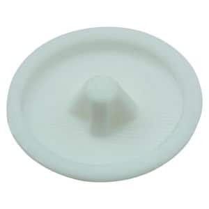 Saiba plata medie Diall, din otel-carbon, diametru 18 mm, 20 bucati, alb