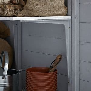 Consola raft FORM, metal, 30 x 35 cm, alb