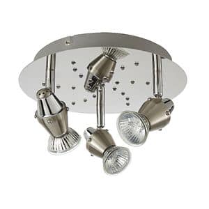 Spot cu LED integrat, argintiu, 3 x 50W, 240V, metal  Colours Ceraon