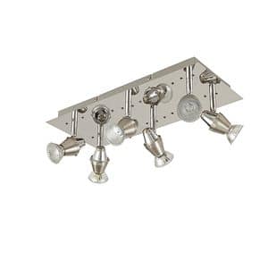 Spot cu LED integrat, argintiu, 6 x 50W, 240V, metal  Colours Ceraon