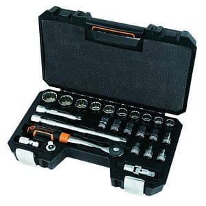 Set chei tubulare Magnusson, 19 piese, otel crom-vanadiu, model standard
