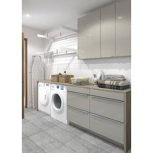 Dulap baie GoodHome Imandra, suspendat, 60 x 15 x 90 cm, taupe