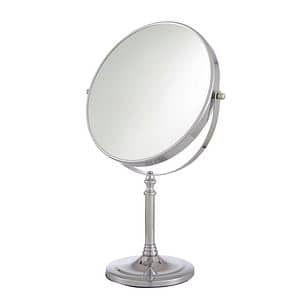 Oglinda cosmetica Cooke & Lewis Harlech, rotunda, 22.5 cm, argintiu