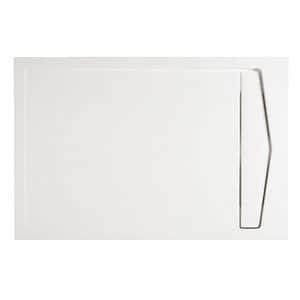 Cadita dus Cooke & Lewis Helgea, dreptunghiulara, rasina, 120 x 80 x 4.5 cm, alb