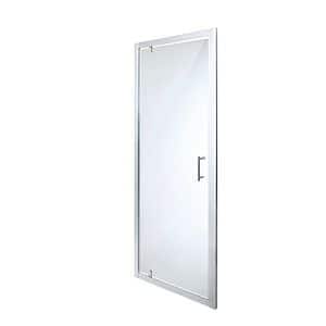 Usa pentru dus, pivotanta, aluminiu si sticla, cromat, 70 x 190 cm  Good Home Onega