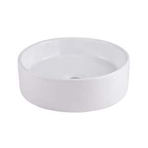 Lavoar pe blat GOODHOME Scalea, ceramica, 35 cm, alb lucios