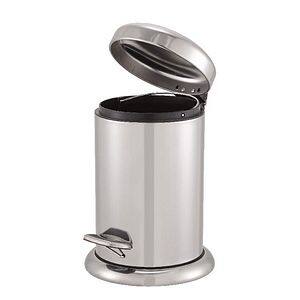 Cos de gunoi cu pedala Cooke & Lewis Korana, inox, 3 l, argintiu