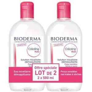 Solutie micelara BIODERMA Crealine H2O, 2x500ml