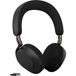 Casti Wireless teleconferinta JABRA Evolve3 75 UC, Stereo, Noise Cancelling, Bleutooth, USB-A, negru