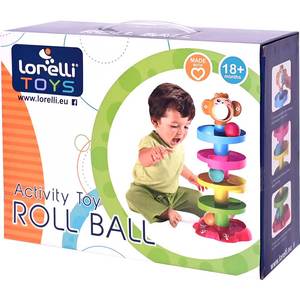 Jucarie interactiva BERTONI-LORELLI Turn cu bile LOR9259, 18 luni+, multicolor