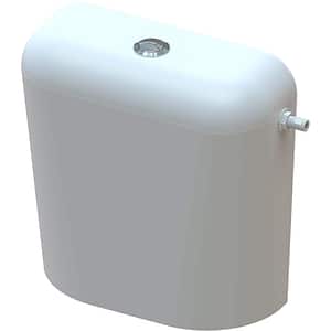 Rezervor suspendat Nikiplast, 36 x 37 x 14 cm, 6l, alb