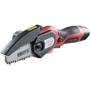 Mini fierastrau cu lant pe acumulator Raider RD-GP21,12V, 2Ah, lama 10 cm