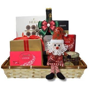 Cos cadou LUXURY BASKETS Craciun Bordeaux 10CB