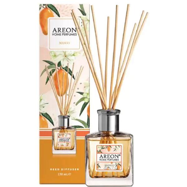 Odorizant cu betisoare AREON Home Perfume Mango, 150 ml