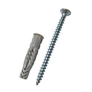 Diblu universal surub FISCHER UX 6 x 50 R, 6 x 50 mm, 10 buc, nailon, gri